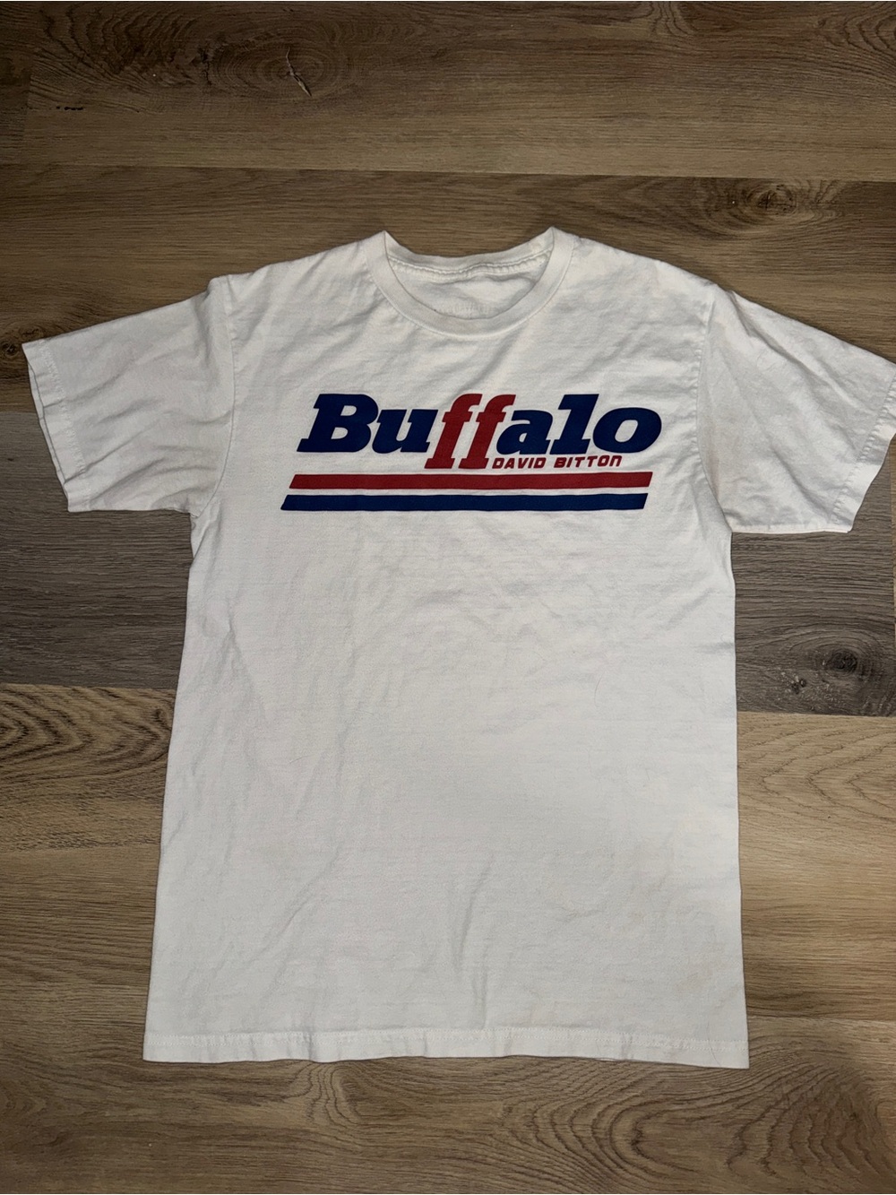 Buffalo White Graphic Tee